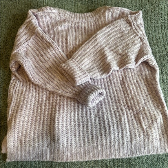 Free People Blue Bell V Neck Sweater XS - Picture 6 of 6